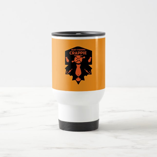 Crappie Fishing Canada Travel Mug (Center)