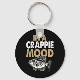 Crappie Fishing In A Crappie Mood Key Ring
