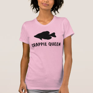 Crappie Fishing template T-Shirt