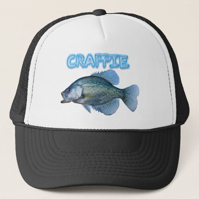 Crappie fishing trucker hat (Front)