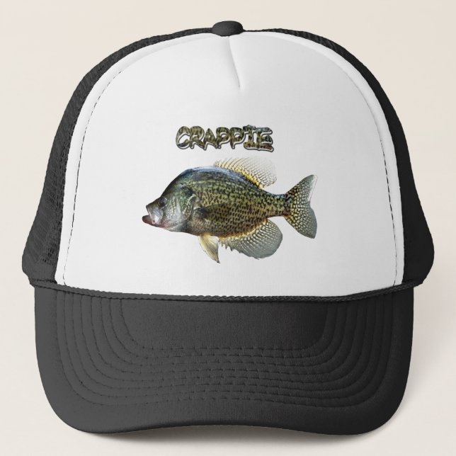 Crappie fishing trucker hat (Front)