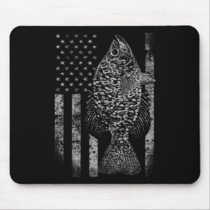 Crappie Flag - Crappie Fishing Flag  Mouse Pad