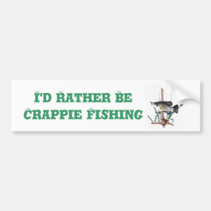 Crappie Mount Bumper Sticker