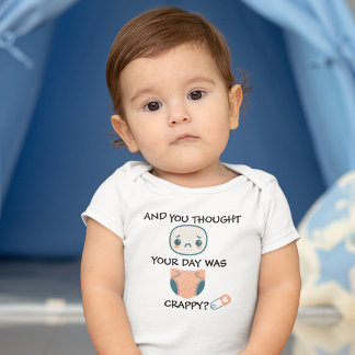 Crappy Day For Baby - Diaper Bodysuit