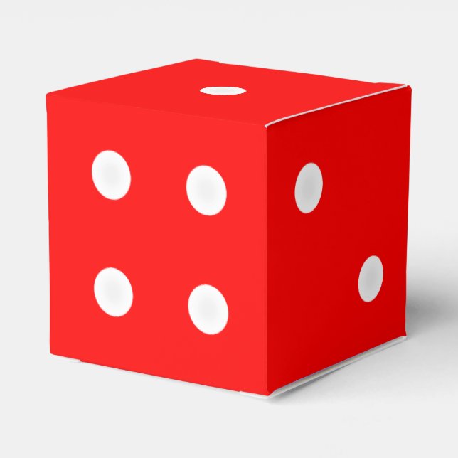 Craps Dice Box - Custom Colour Background (Back Side)