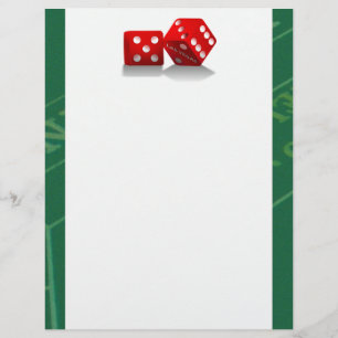 Craps Table With Las Vegas Dice