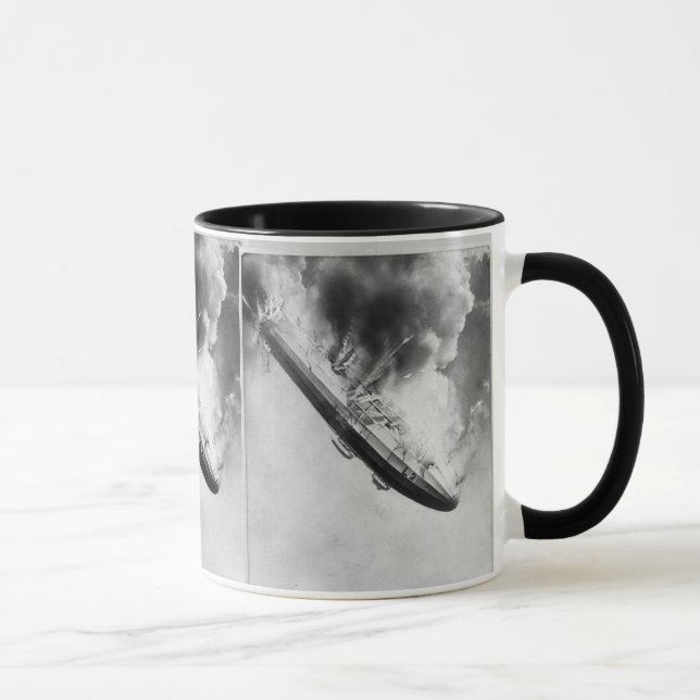 Crash of German Navy Zeppelin L2 Mug (Right)