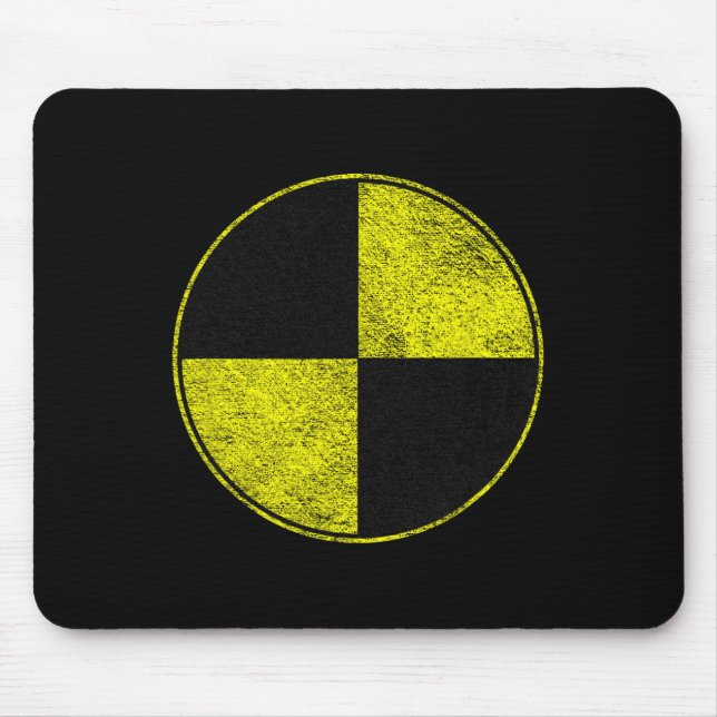 Crash Test Dummy Costume Pretend I'm A Crash Test  Mouse Pad (Front)