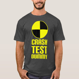 Crash Test Dummy Last Minute Costume Funny Hallowe T-Shirt