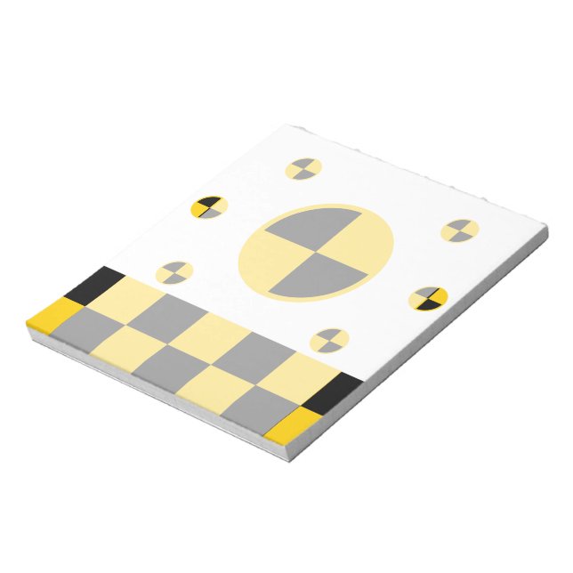 Crash Test Markers Graphics Notepad (Rotated)