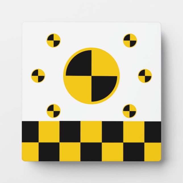 Crash Test Markers Graphics Plaque (Front)