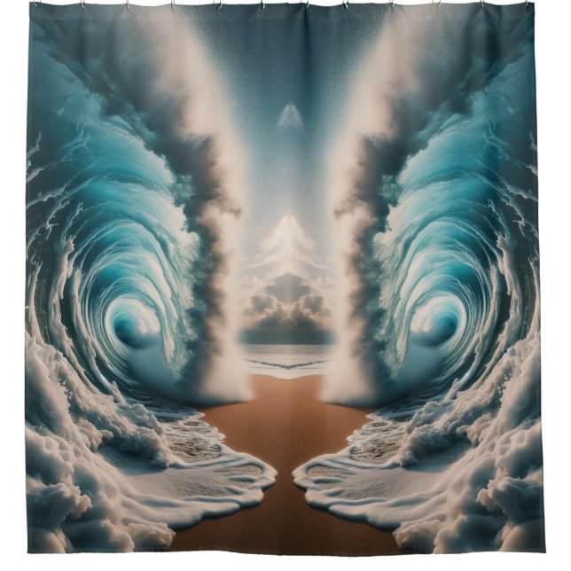Crashdown Shower Curtain (Front)