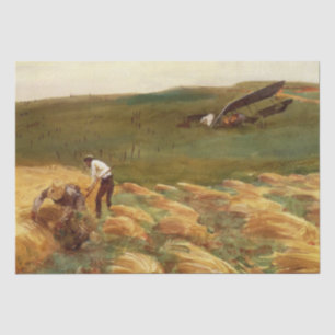 Crashed Aeroplane (by John Singer Sargent) Tissue Paper
