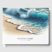 Crashing Ocean Waves Coastal Beach Wedding