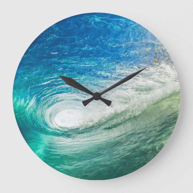 Crashing Wave Large Clock (Front)