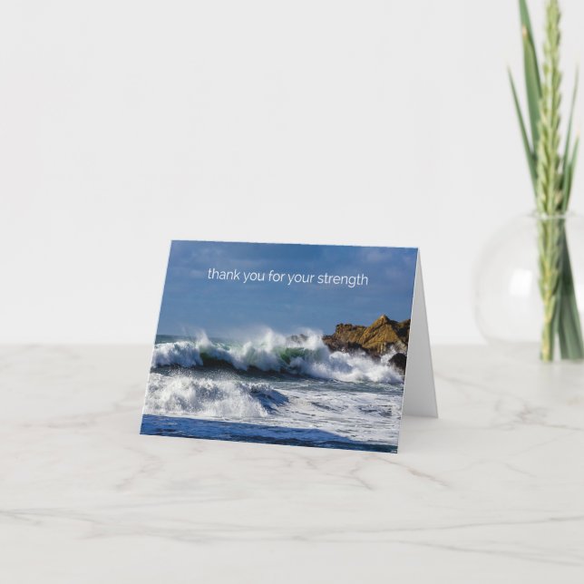 Crashing Waves at Big Sur - Note Card (Front)