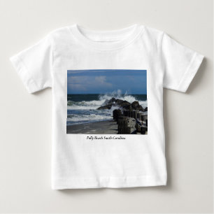 Crashing Waves At Folly Baby T-Shirt