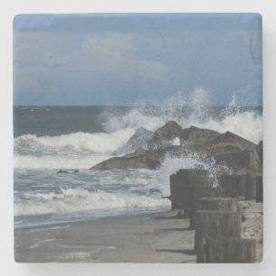 Crashing Waves At Folly Stone Coaster