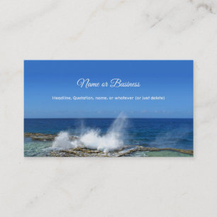Crashing Waves Business Card