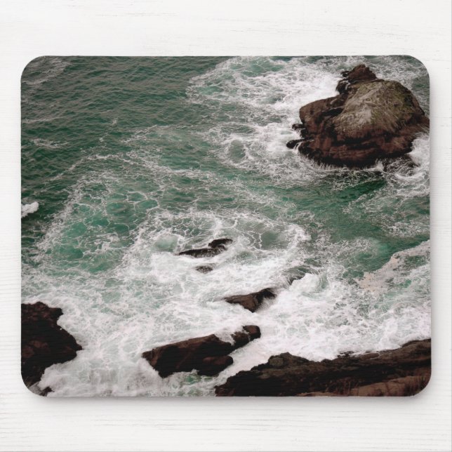 Crashing Waves  Mouse Pad (Front)