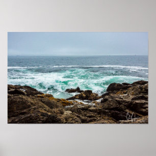 Crashing Waves Poster