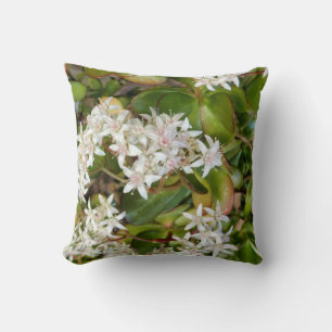 Crassula ovata Throw Cushion