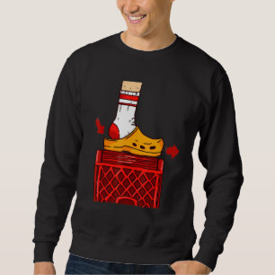 Crate Challenge Shoe Diagram Slipping Sweatshirt