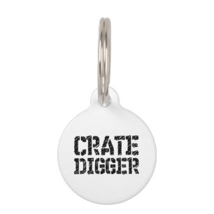 Crate Digger Pet Tag
