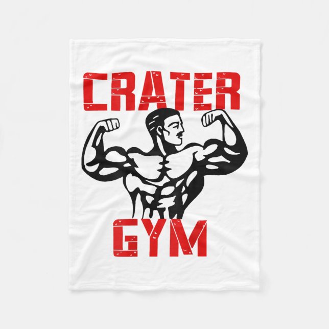 Crater Gym  Fleece Blanket (Front)