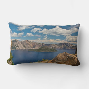 Crater Lake and Wizard Island, Crater Lake Lumbar Cushion