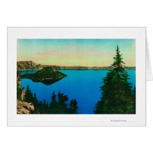 Crater Lake and Wizard Island View