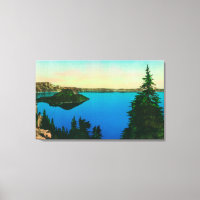 Crater Lake and Wizard Island View