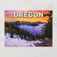 Crater Lake In Oregon