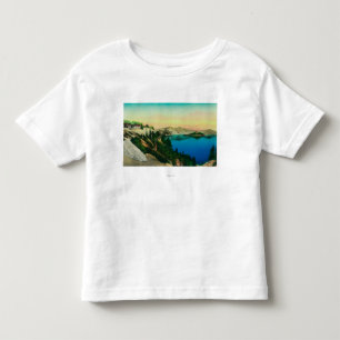 Crater Lake Lodge overlooking Lake Toddler T-Shirt