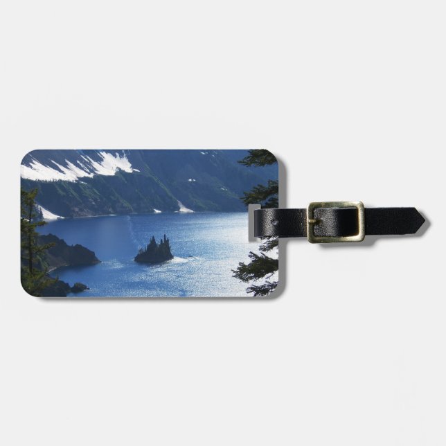 Crater Lake Luggage Tag (Front Horizontal)