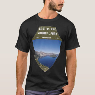 Crater Lake National Park blue colour water Oregon T-Shirt