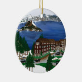 Crater Lake National Park Ceramic Tree Decoration (Right)