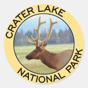 Crater Lake National Park Classic Round Sticker
