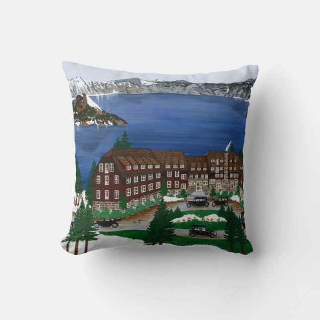 Crater Lake National Park Cushion (Front)