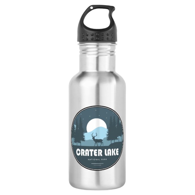 Crater Lake National Park Deer 532 Ml Water Bottle (Front)