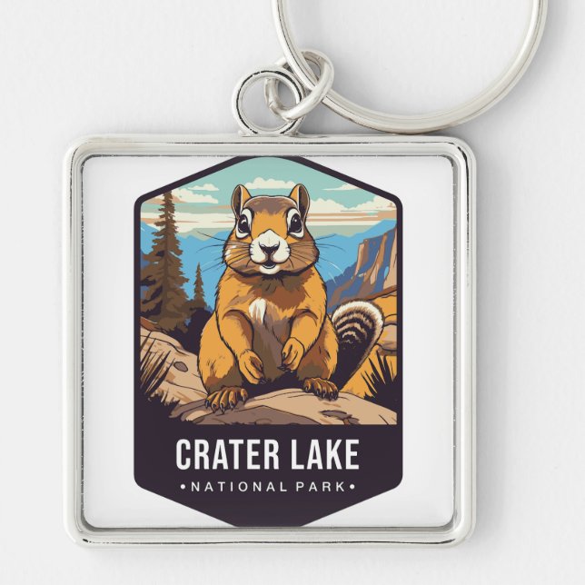 CRATER LAKE NATIONAL PARK  KEY RING (Front)