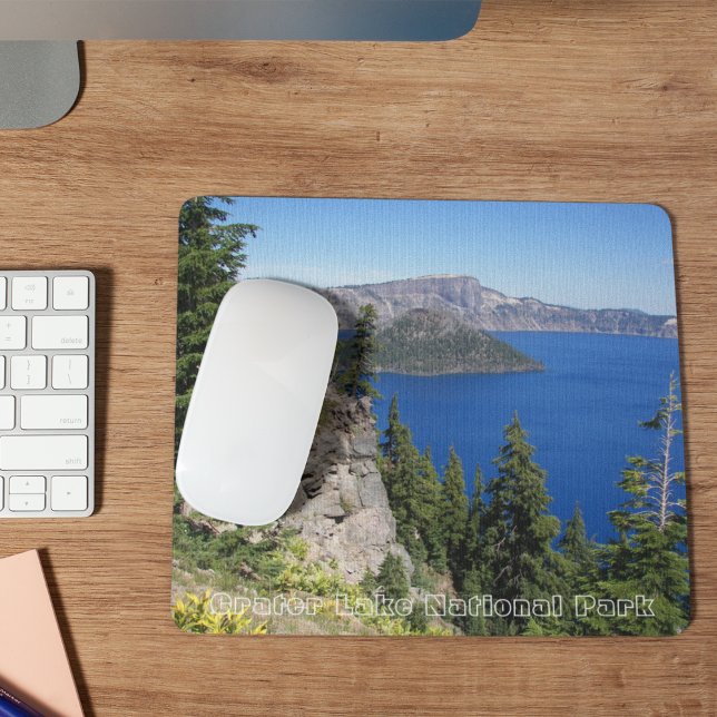 Crater Lake National Park Landscape Mouse Pad (In Situ)