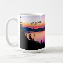 Crater Lake National Park Oregon At Sunset Coffee
