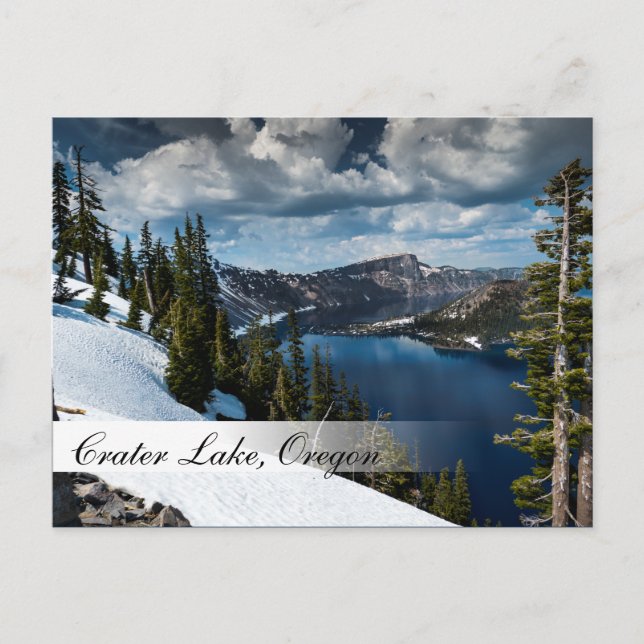 Crater Lake National Park Oregon Landscape Photo Postcard (Front)