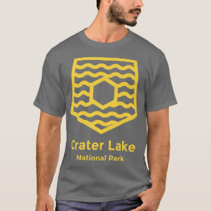 Crater Lake National Park Oregon Minimalist Retro T-Shirt