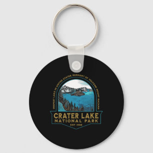 Crater Lake National Park Oregon Mount Mazama Hiki Key Ring