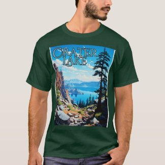 Crater Lake National Park Oregon National Park Nat T-Shirt