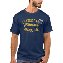 Crater Lake National Park Oregon Retro Tshirt