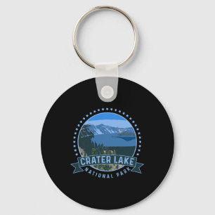 Crater Lake National Park -outdoor Camping Hiking  Key Ring