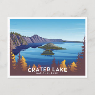 Crater Lake National Park Postcard